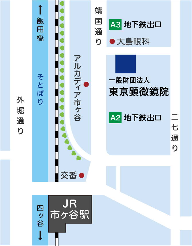 市ヶ谷本院MAP